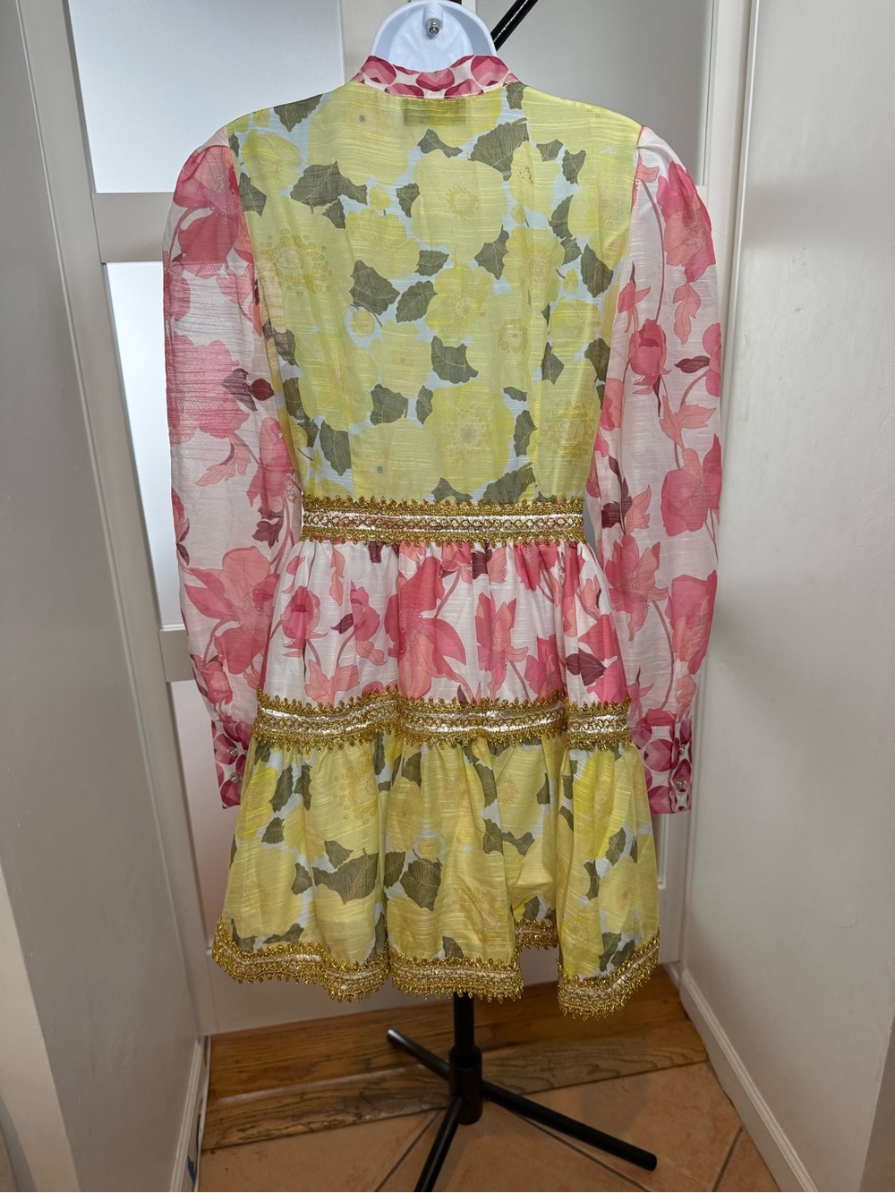 CAMELLIA by affection Floral Ruffle Mini Dress, Size Small. - Picture 3 of 15